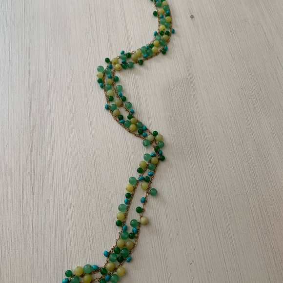 Stella & Dot Jade and Turquoise necklace - Picture 3 of 5